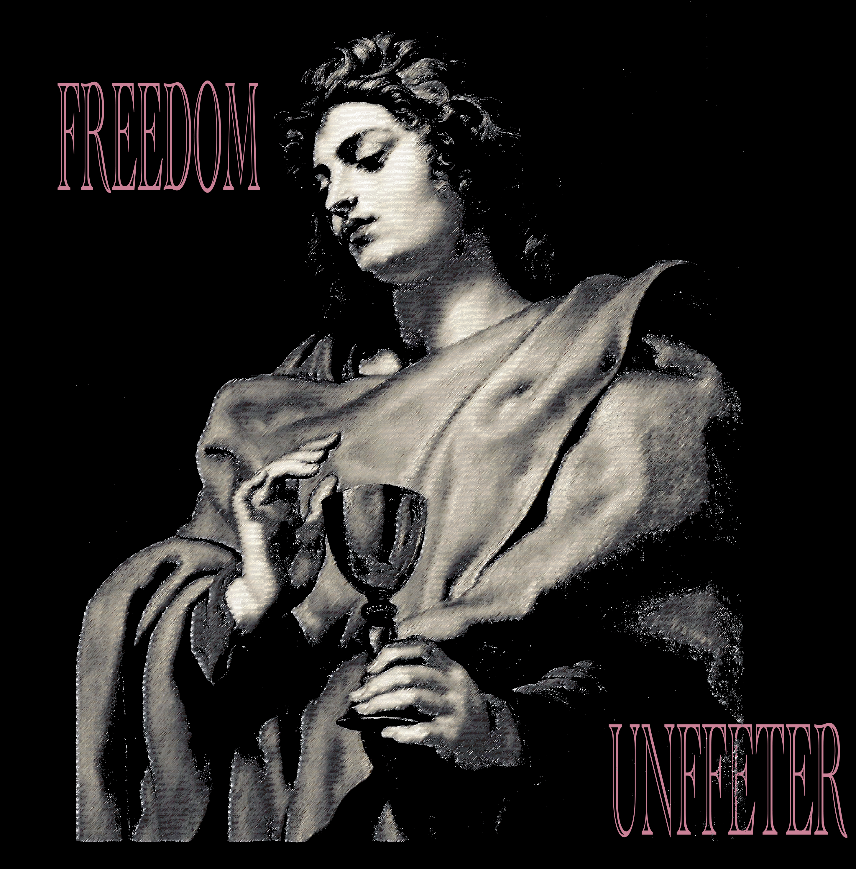 FOR FREEDOM T-SH FADE BLACK