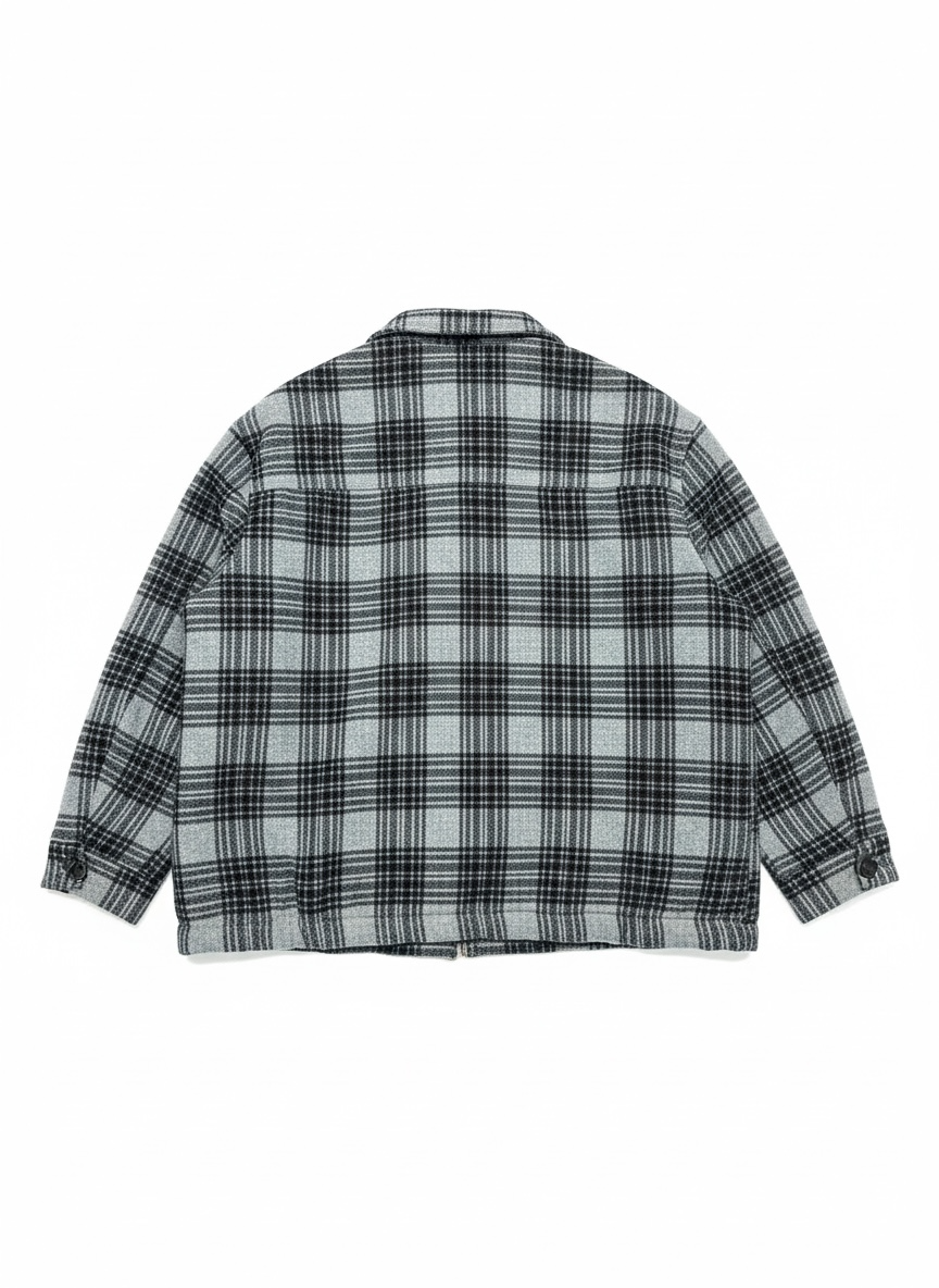 WOOL CHECK JACKET