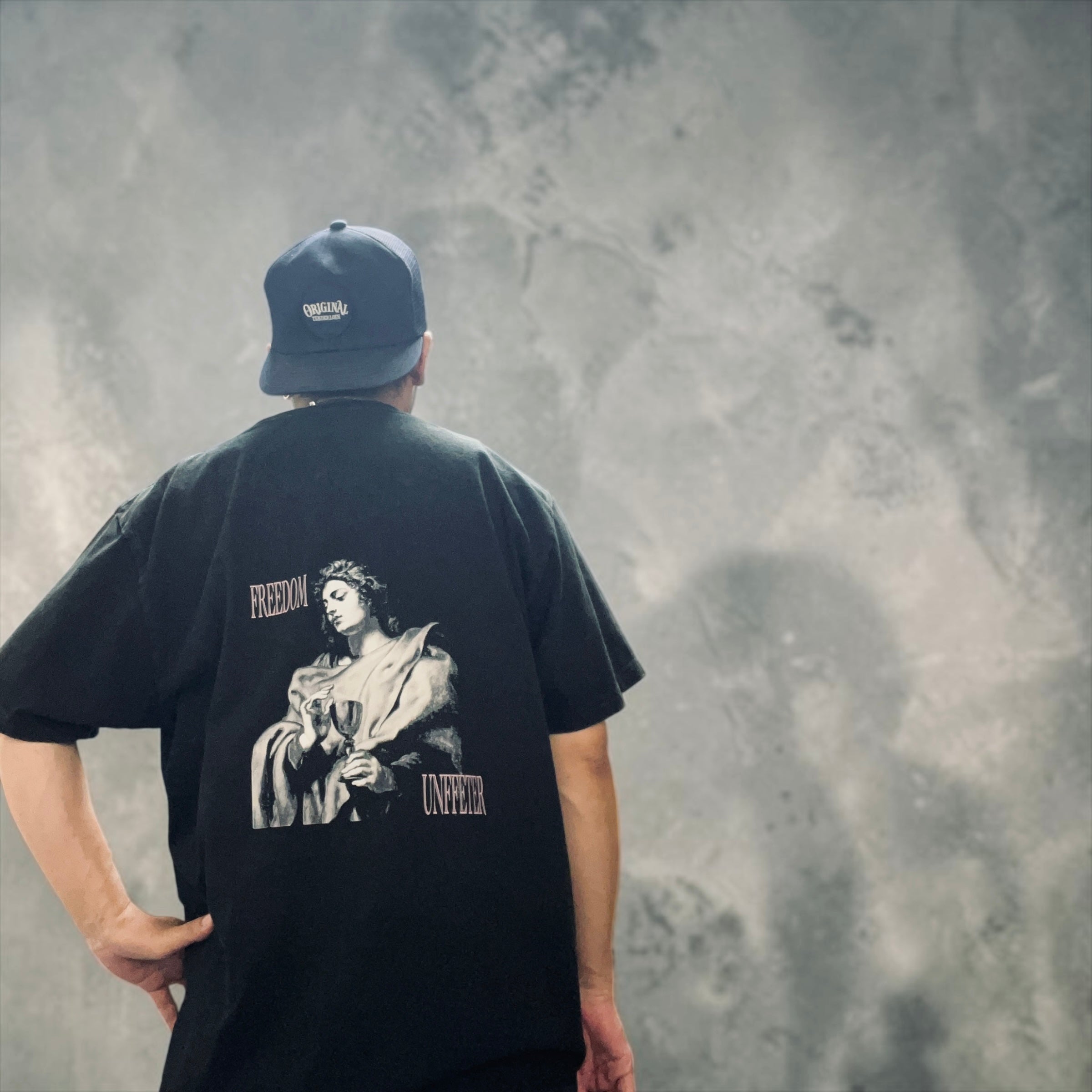 FOR FREEDOM T-SH FADE BLACK