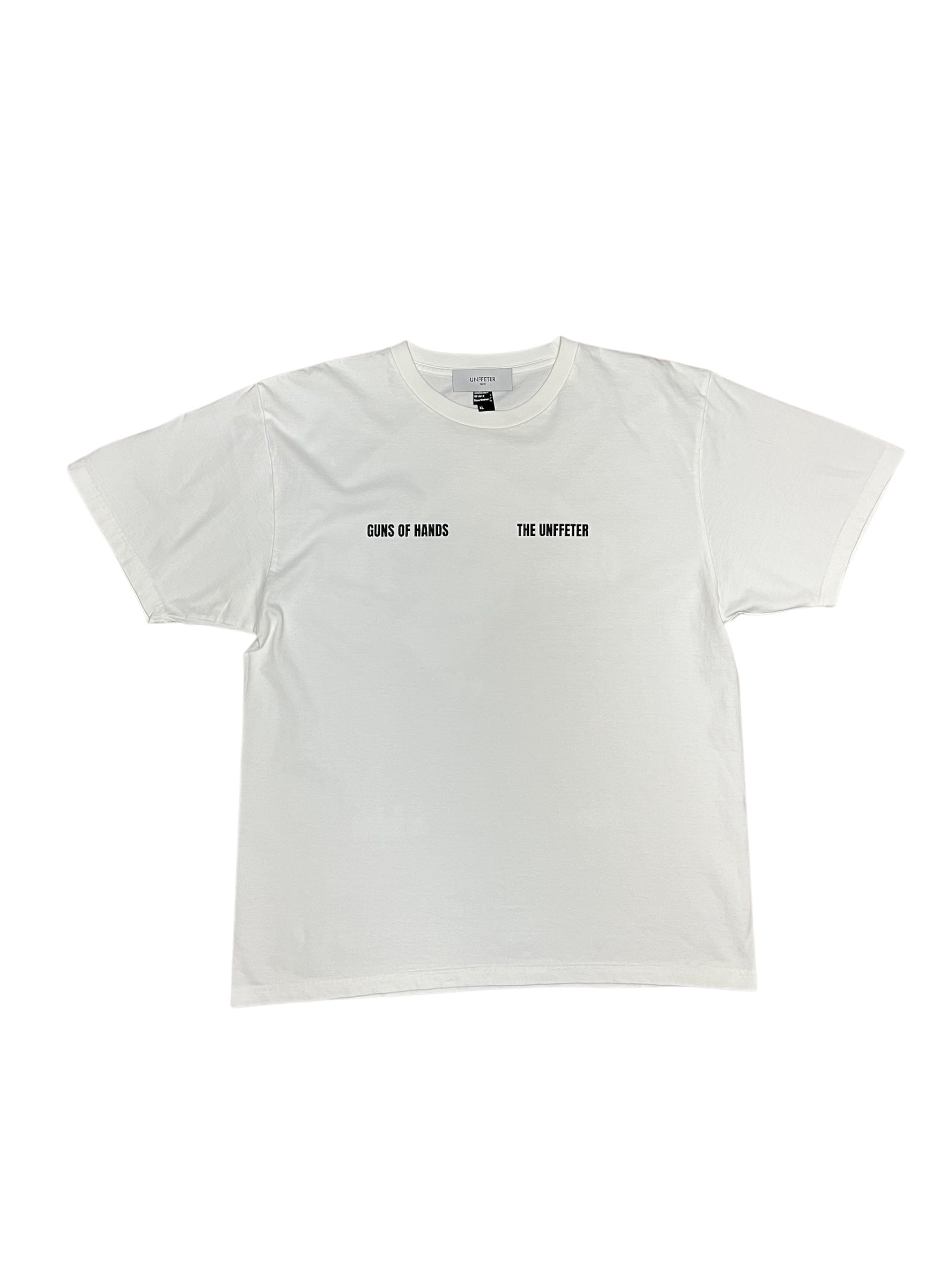 GUNS OF HANDS T-SH  FADE WHITE