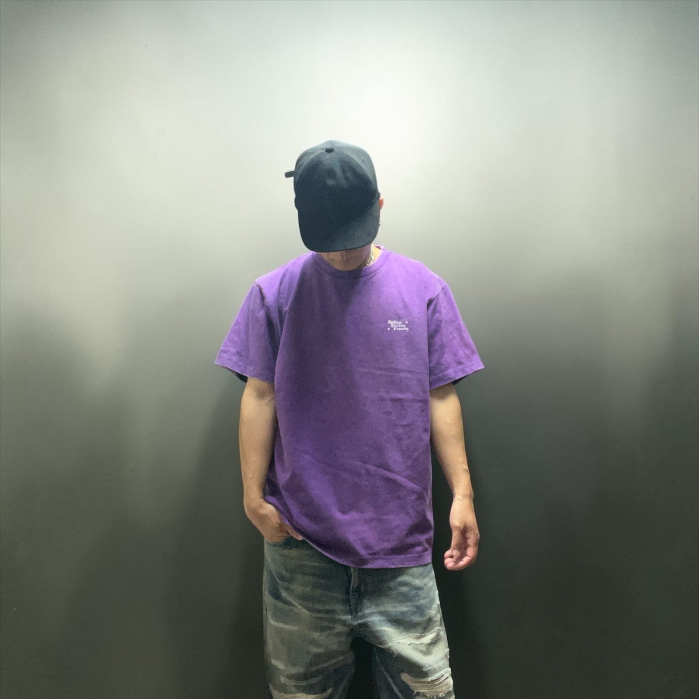COLOR T-SH FADE PURPLE