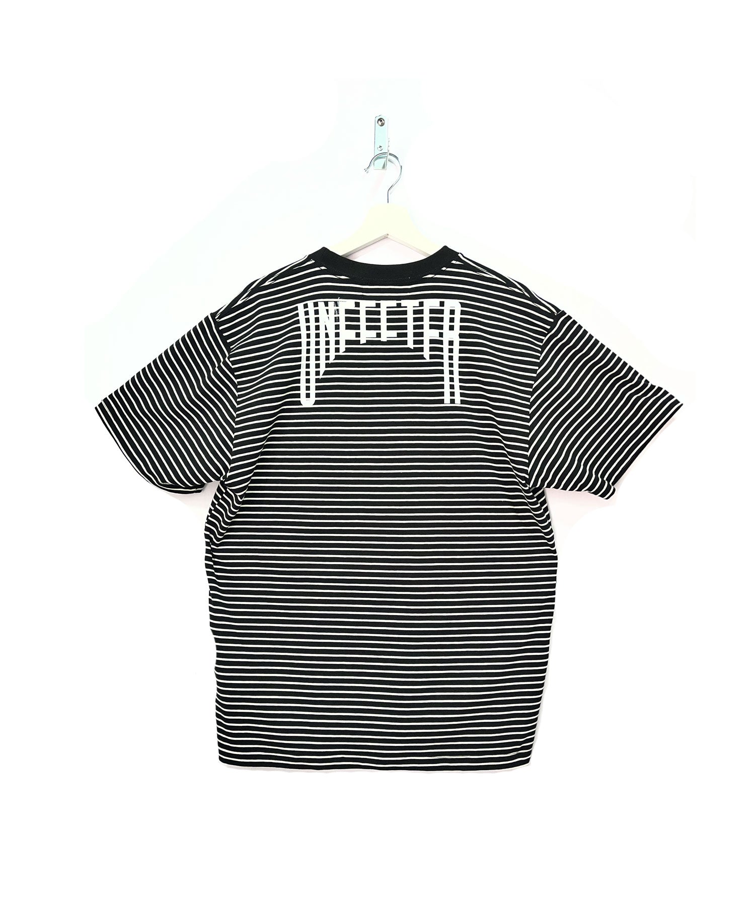 BORDER T-SH BLACK/WHITE