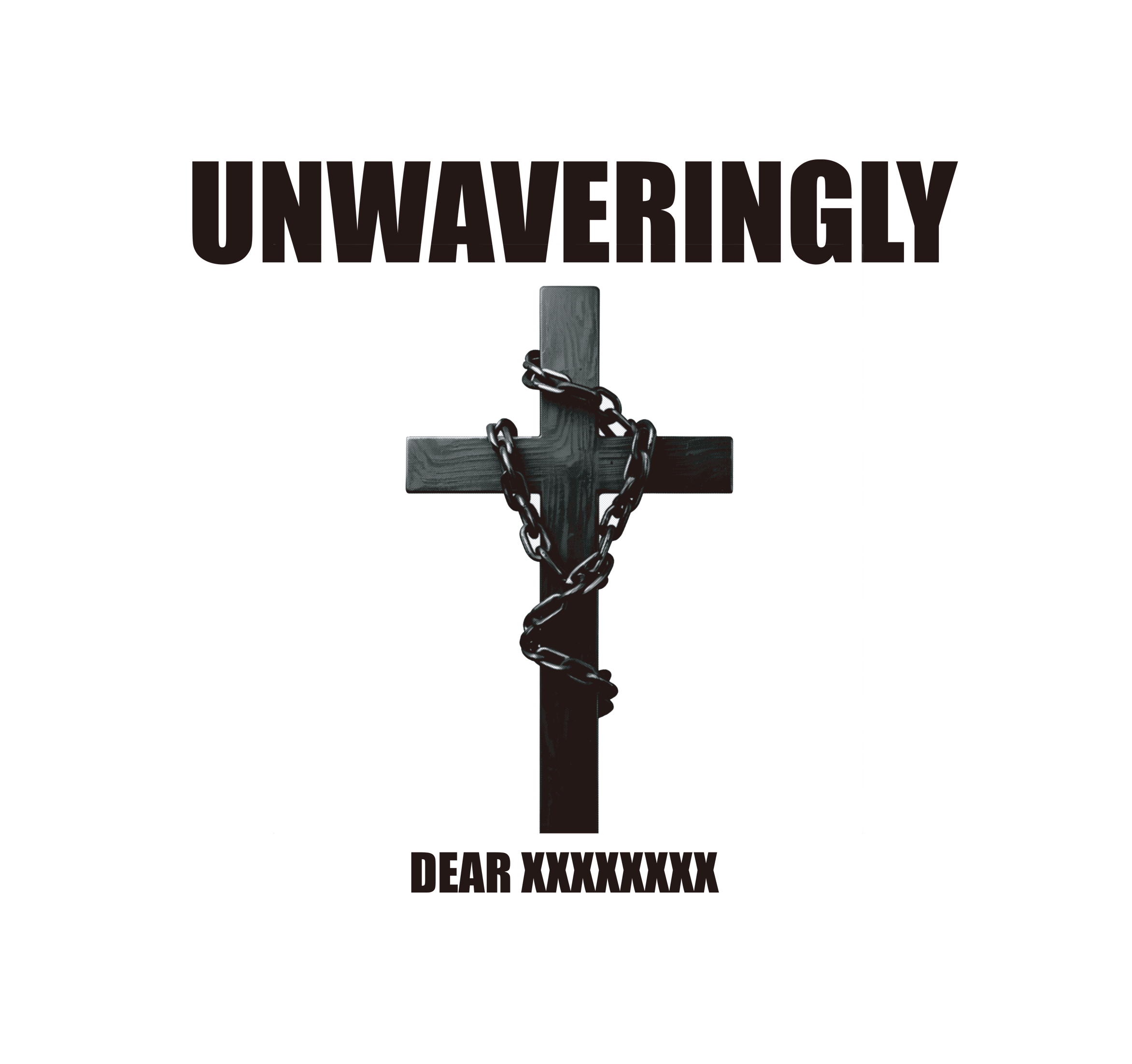 HOODED SWEAT" CROSS" GRAY